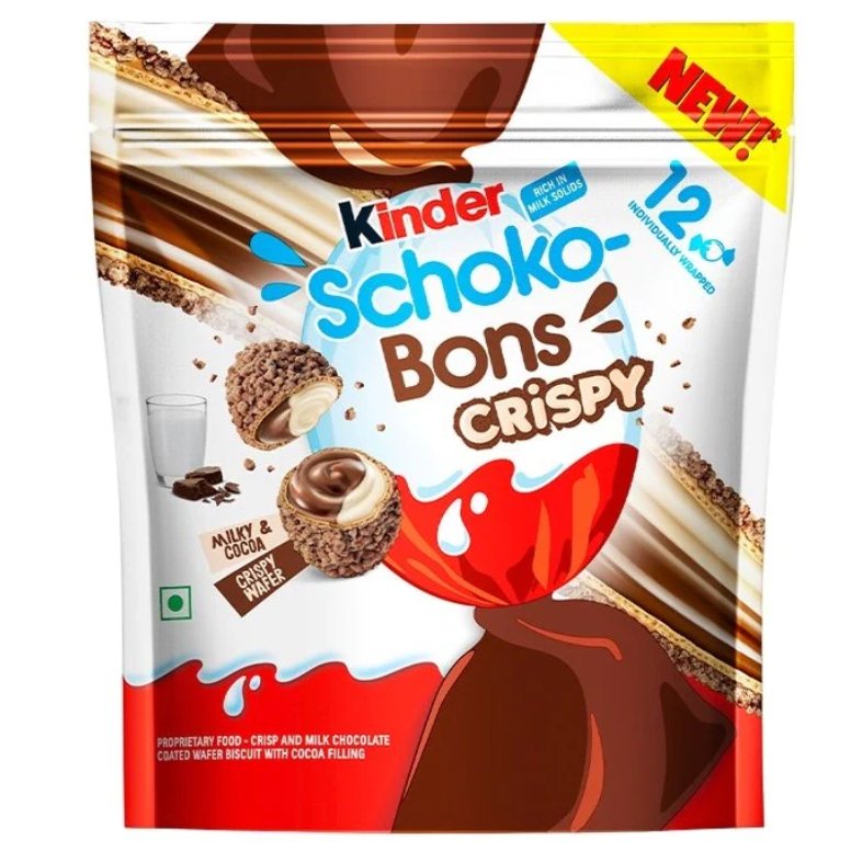 12x Kinder Schoko Bons Crispy 67g - Candy24 - Großhandel - B2B