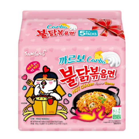 5er Pack Samyang Carbonara 650g - Kingofcandy.de