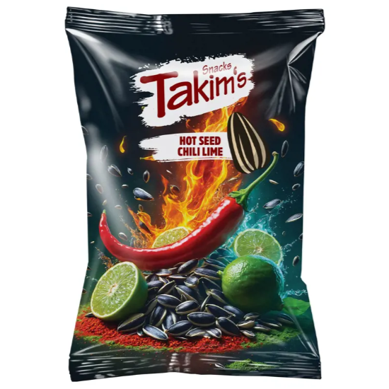 Takims Sonnenblumenkerne Chilli & Lime 100g