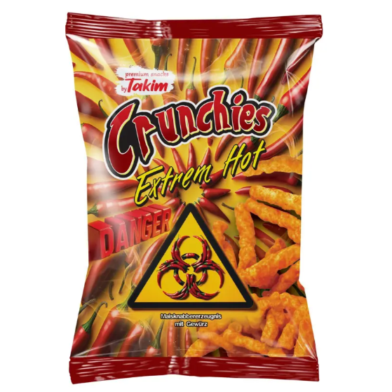20x Takim's Crunchies Extreme Hot 70g