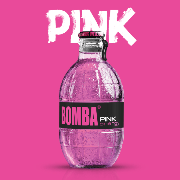 Bomba Pink Energy 250ml - Kingofcandy.de