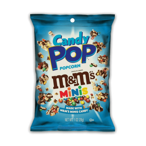Candy Pop Popcorn M&M’s minis 28g - Kingofcandy.de