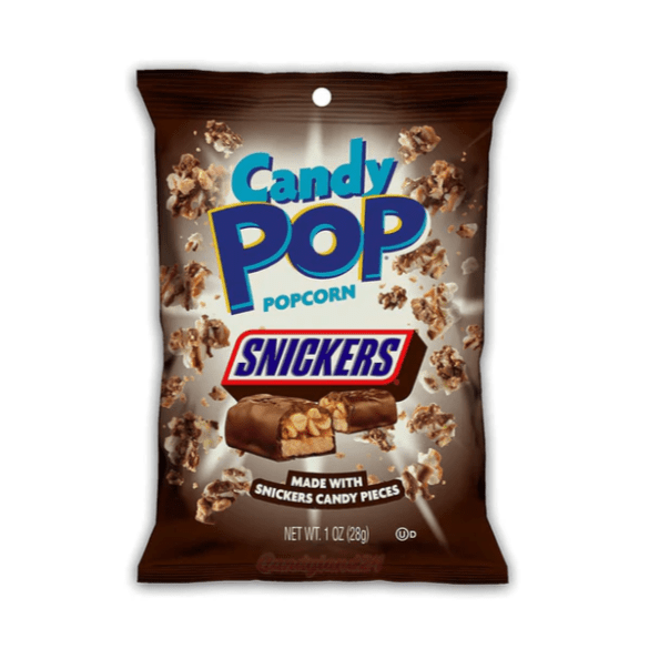 Candy Pop Popcorn Snickers 28g - Kingofcandy.de