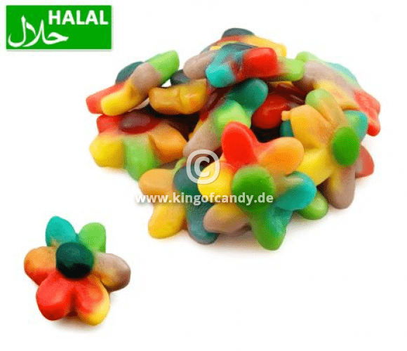 DP Jelly Rainbow Flowers 1 Kilo - Kingofcandy.de