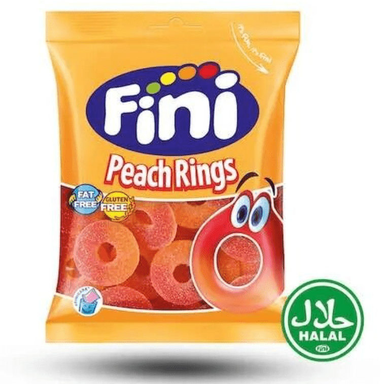 Fini Peach Rings 75g - Kingofcandy.de