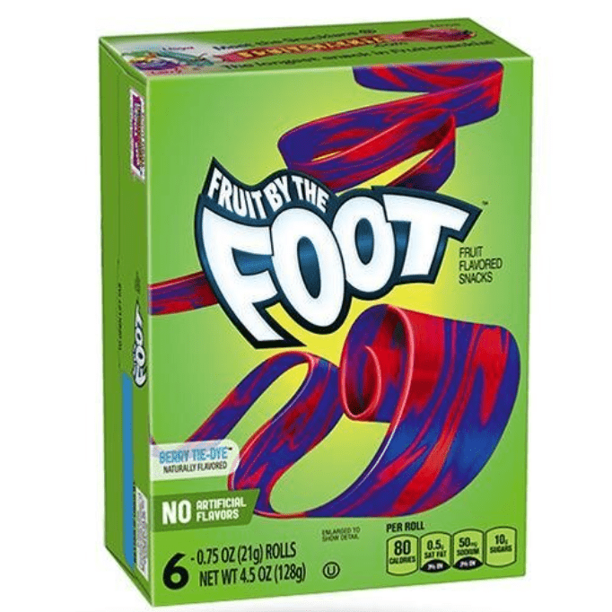 Fruit By The Foot Red/Blue 128g - Kingofcandy.de