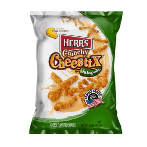 Herrs Crunchy Cheestix Jalapeno 227g - Kingofcandy.de