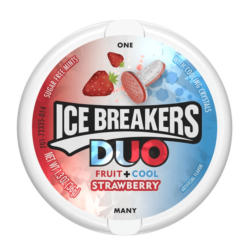 Ice Breakers Duo Strawberry 36g - Kingofcandy.de