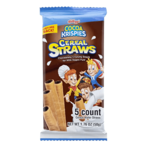 Kelloggs Cocoa Krispies Cereal Straws 50g - Kingofcandy.de
