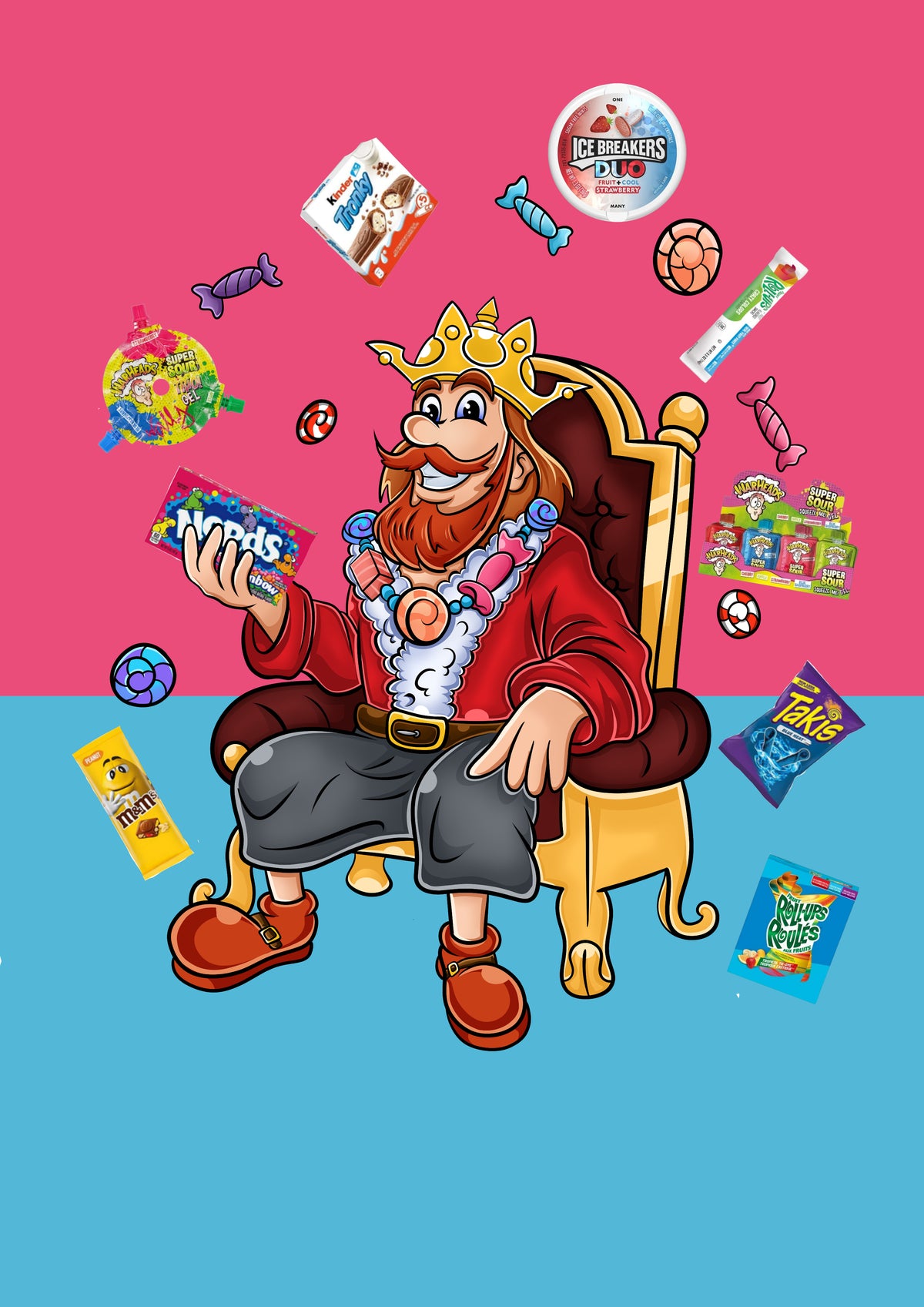 König der Süßigkeiten. Süßwaren aus aller Welt 