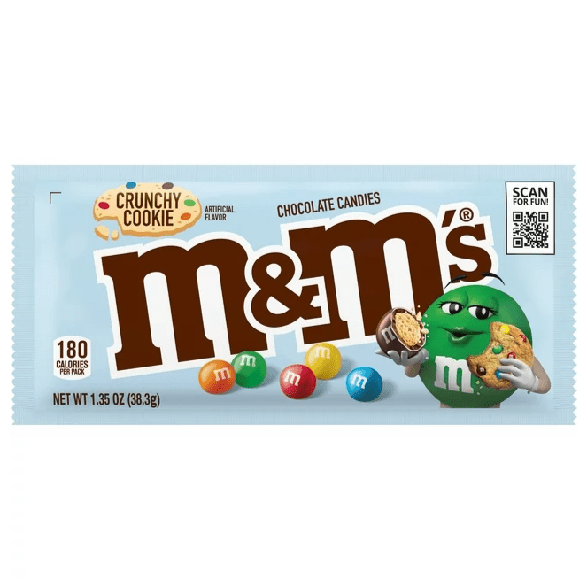 M&M Crunchy Cookies 38,3g - Kingofcandy.de