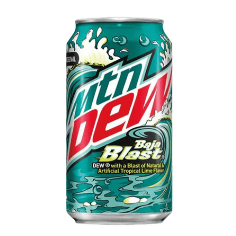 Mountain Dew Baja Blast 355ml - Kingofcandy.de