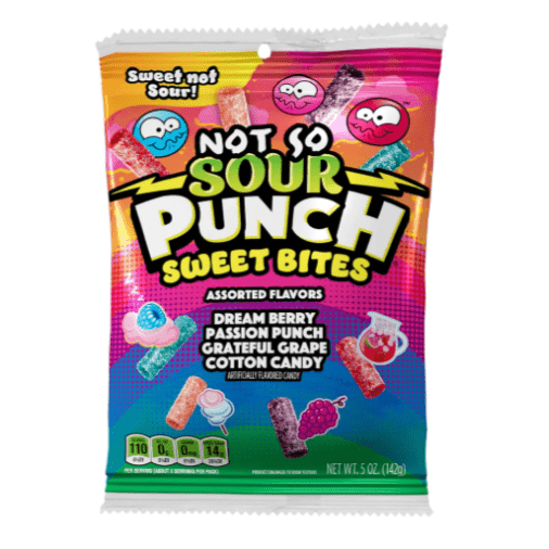 Not So Sour Punch Sweet Bites Assorted Flavors 142g - Kingofcandy.de