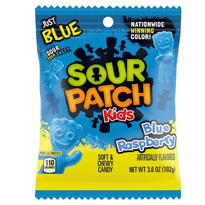 Sour Patch Kids Blue Rasperry 102g - Kingofcandy.de