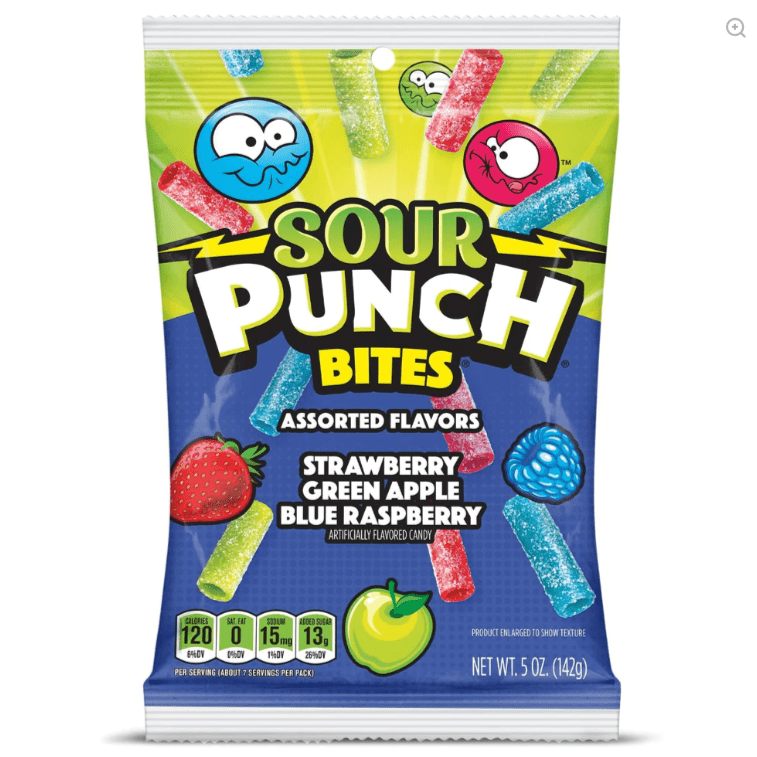 Sour Punch Bites Assorted Flavors 142g - Kingofcandy.de