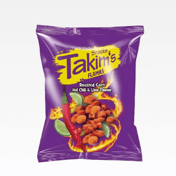 Takim's gerösteter Mais mit scharfem Chili - und Limettengeschmack 100g - Kingofcandy.de