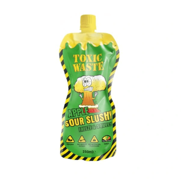 Toxic Waste Apple Sour Slushy Freeze & Squeeze 250ml - Kingofcandy.de