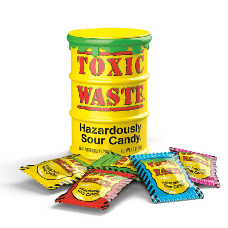 Toxic Waste Hazardously Sour Candy 42g - Kingofcandy.de