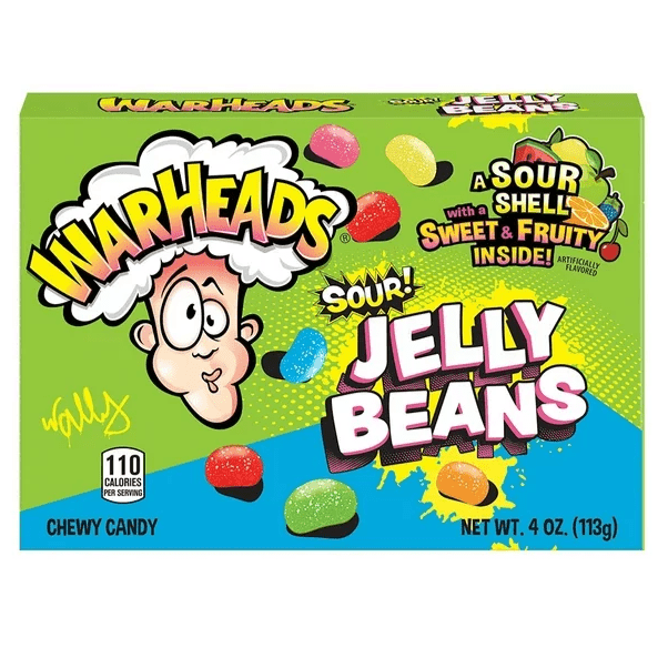 Warheads Sour Jelly Beans 113g - Kingofcandy.de